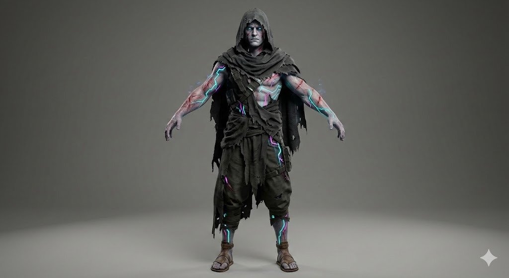 风格化 3D 漫画图像