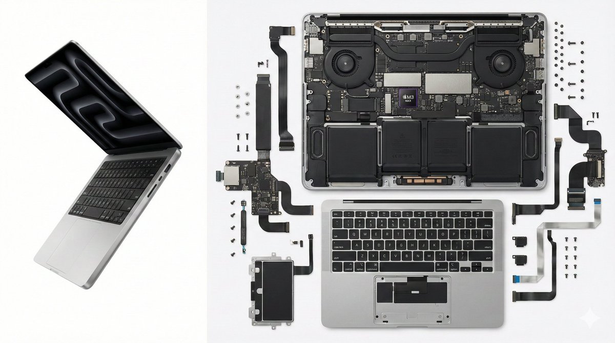 MacBook Pro 笔记本电脑拆解