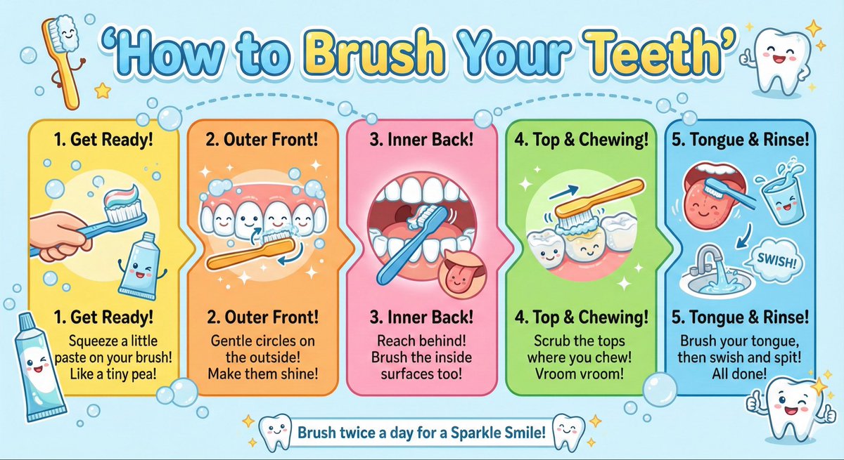 儿童友好型日常作息海报